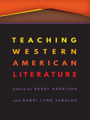 cover image of Teaching Western American Literature